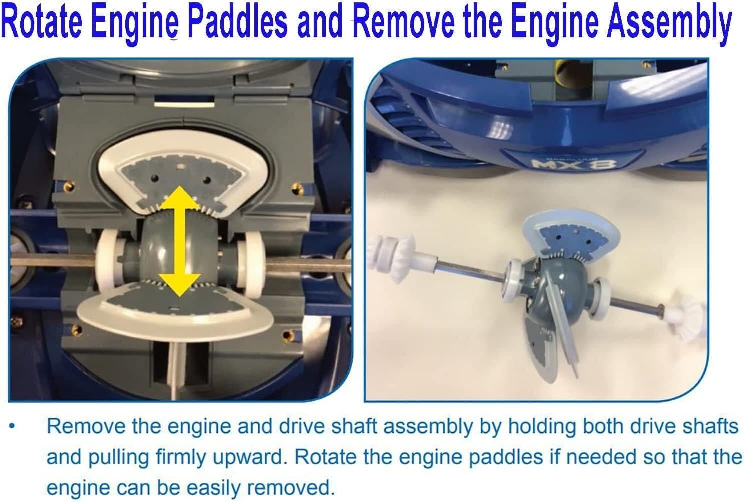 Pool Drive Shaft R0525100 & Engine Bearing R0527000 For MX6 MX8 MX6EL MX8EL 4