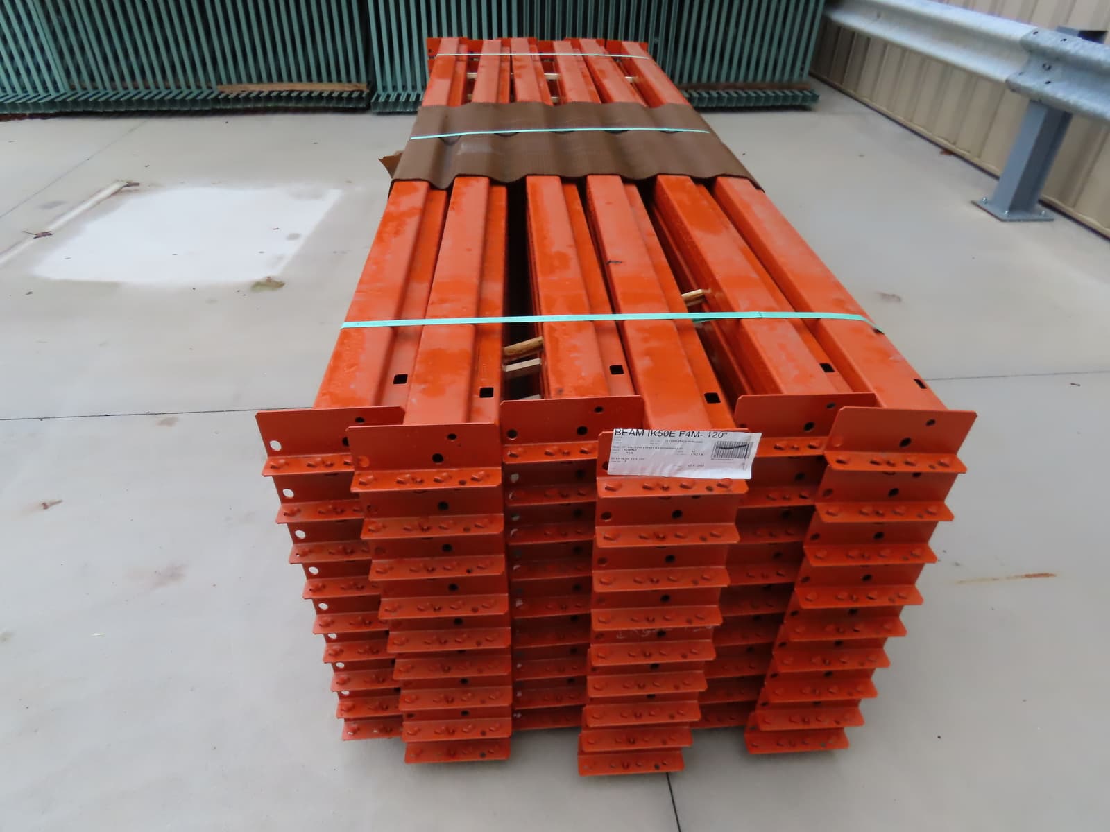 Interlake Teardrop Pallet Rack Racking Step Beam Crossmember 10' 120"x5" 5610 LB 2