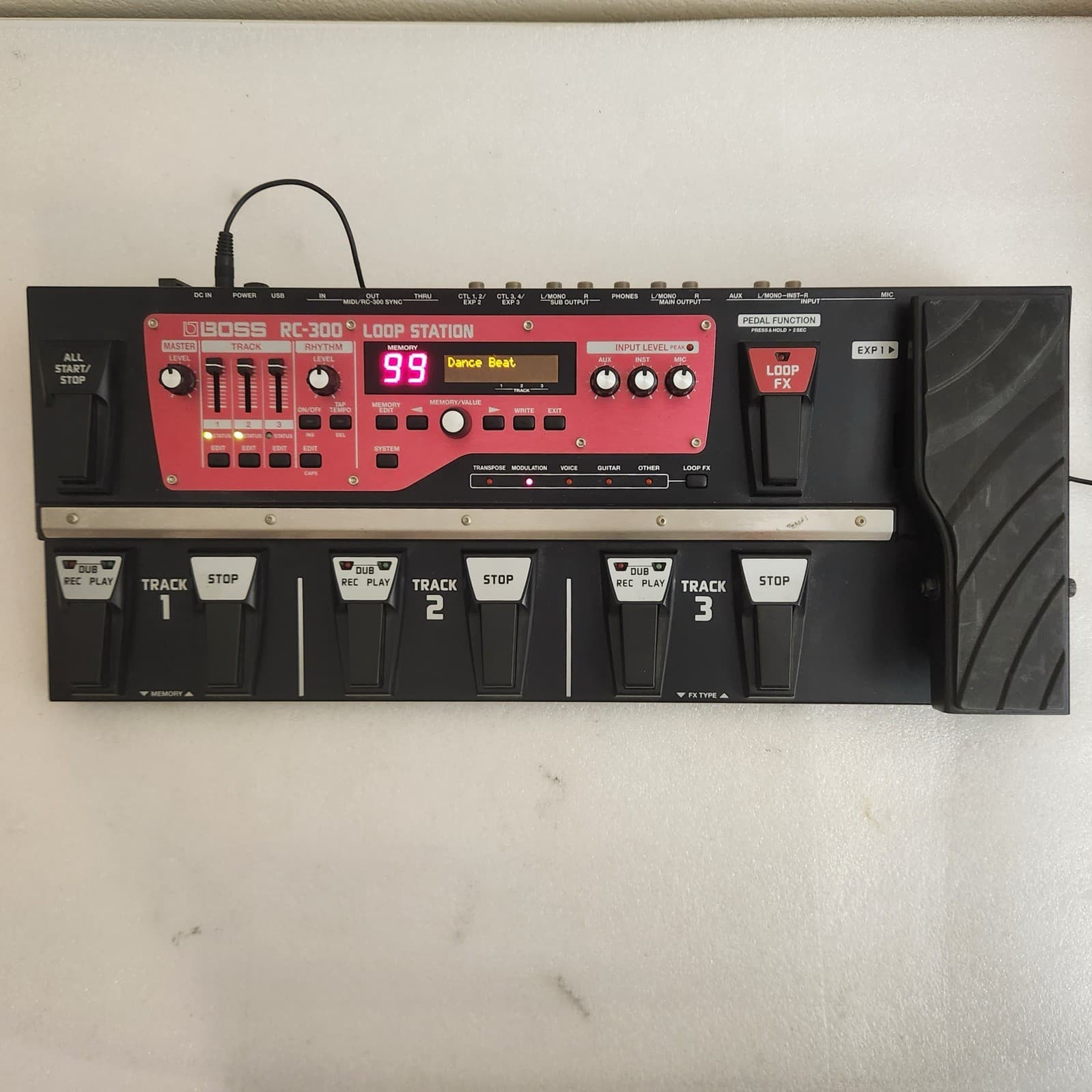 Boss RC-300 Loop Station Live Looping Looper Pedal