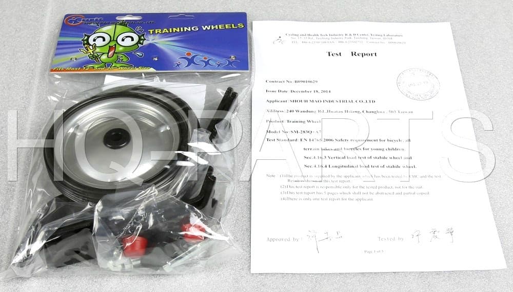 Heavy Duty Kids Bike Bicycle Training Wheel 12" - 20" EN Certified Safety  2