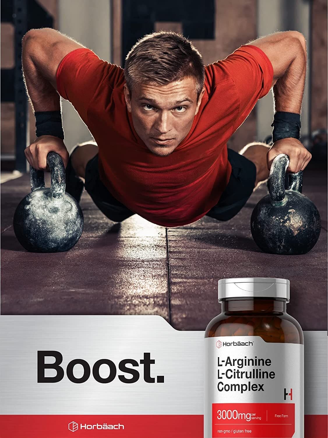 L-Arginine L-Citrulline Complex | 3000mg | 250 Capsules | Non-GMO | by Horbaach 6