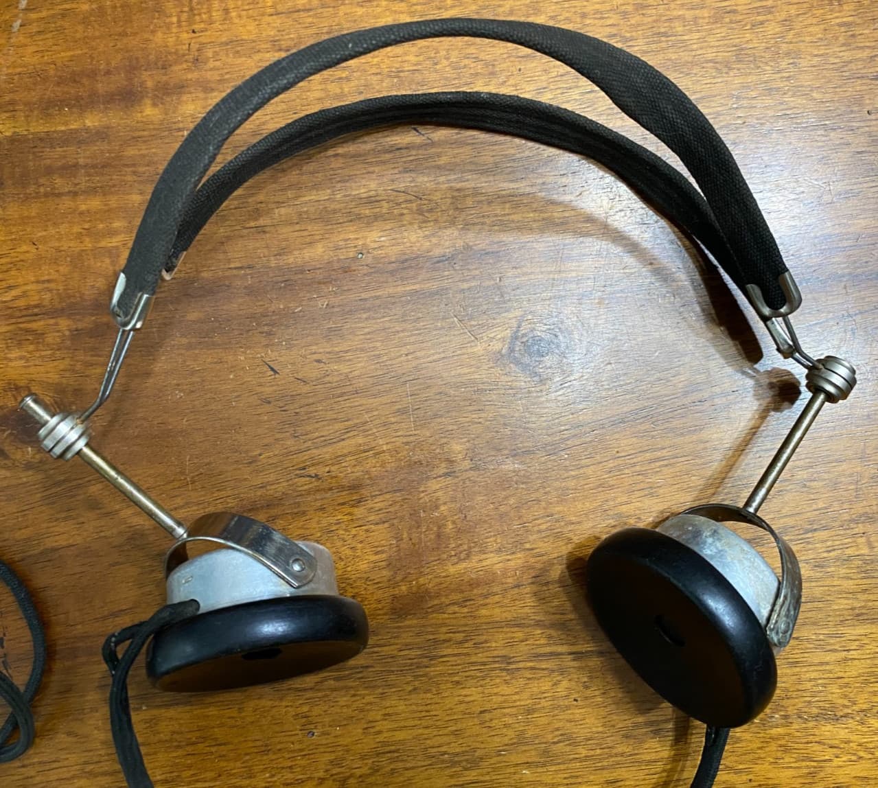 RARE Vintage Antique Meteor 2000 OHM Headset/Headphones Used 2