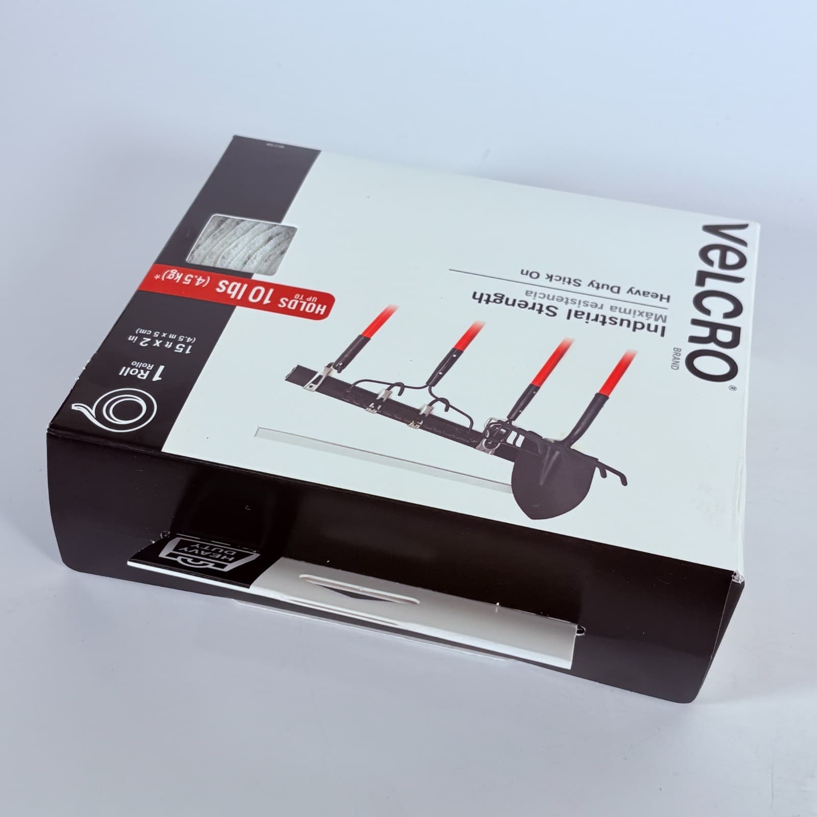 Velcro Industrial Strength Sticky-Back Hook and Loop Fasteners 2" x 15 ft 90198 6