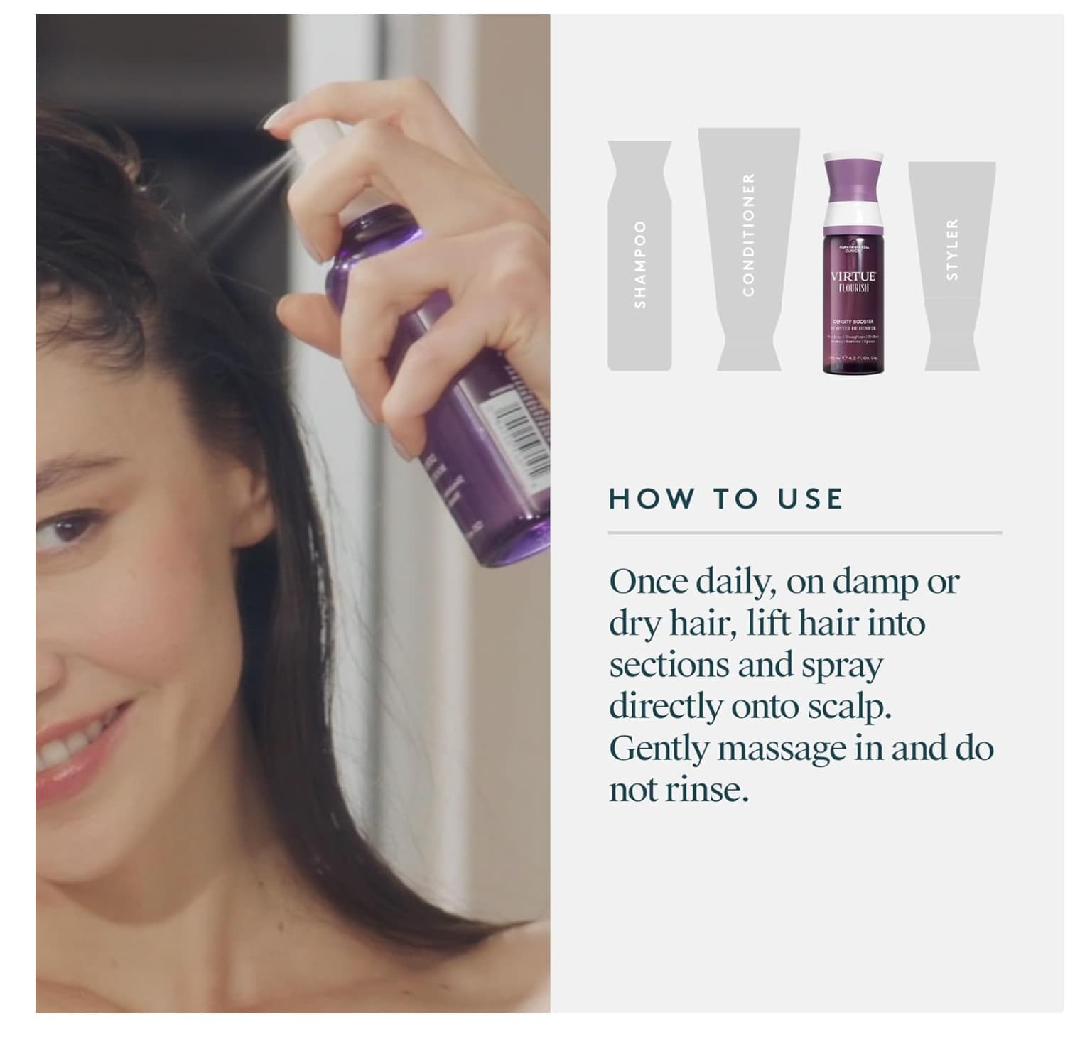 Virtue Flourish Density Booster 4oz / 120ml – Full Size, New & Sealed 6