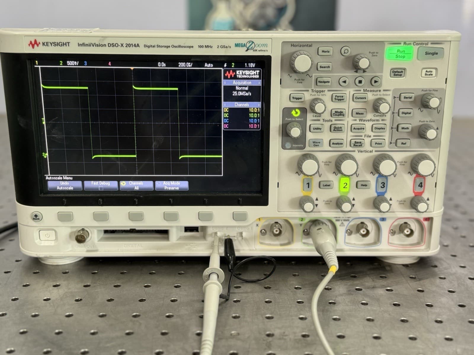 Keysight DSOX2014A 100MHz 4-Ch Oscilloscope – Tested, Screen Mark, No Probes 4