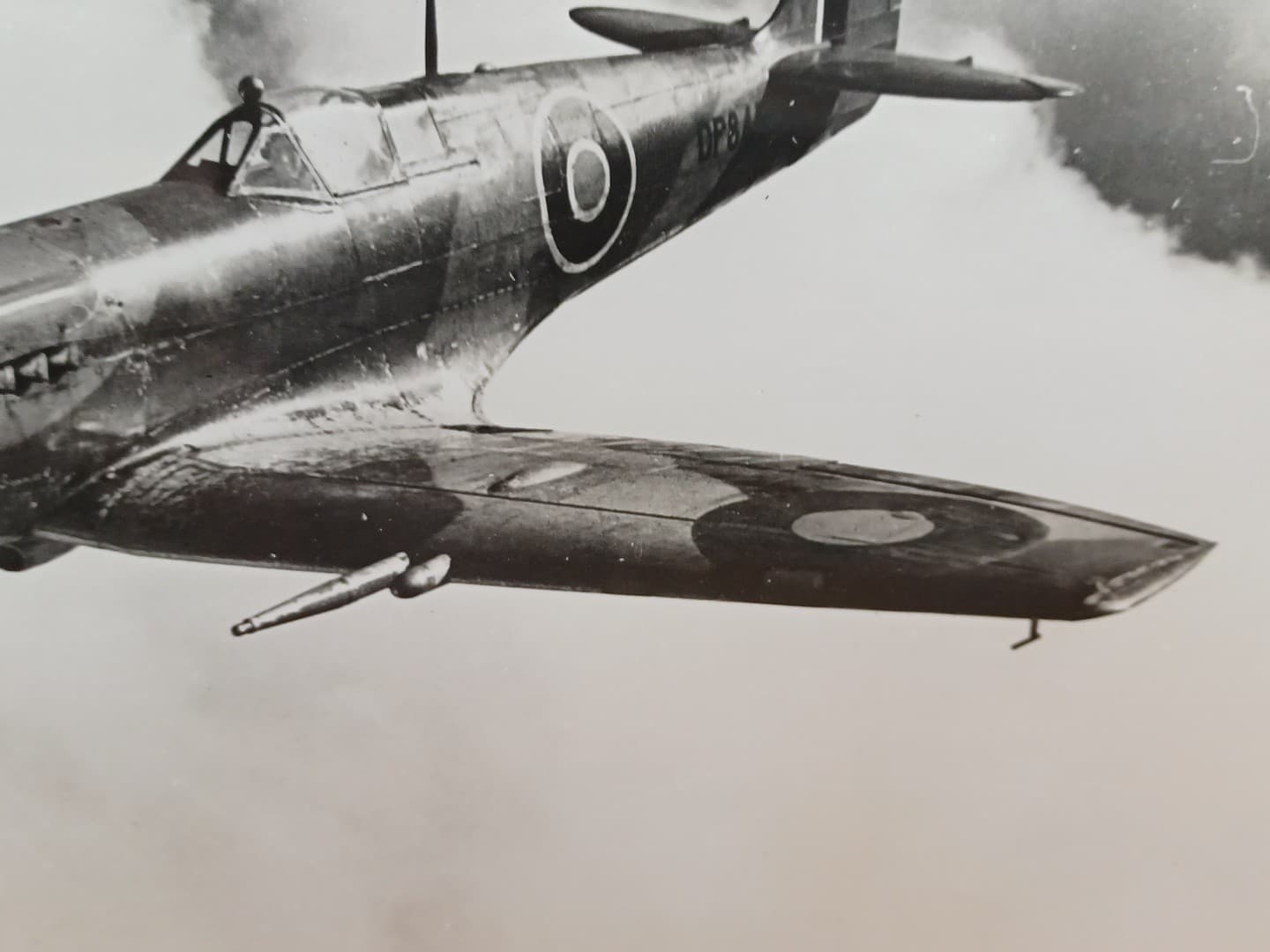 1941 British Official Photo Spitfire Mark XII in Flight 7 3/4" x 9 1/2" RRP 275 5