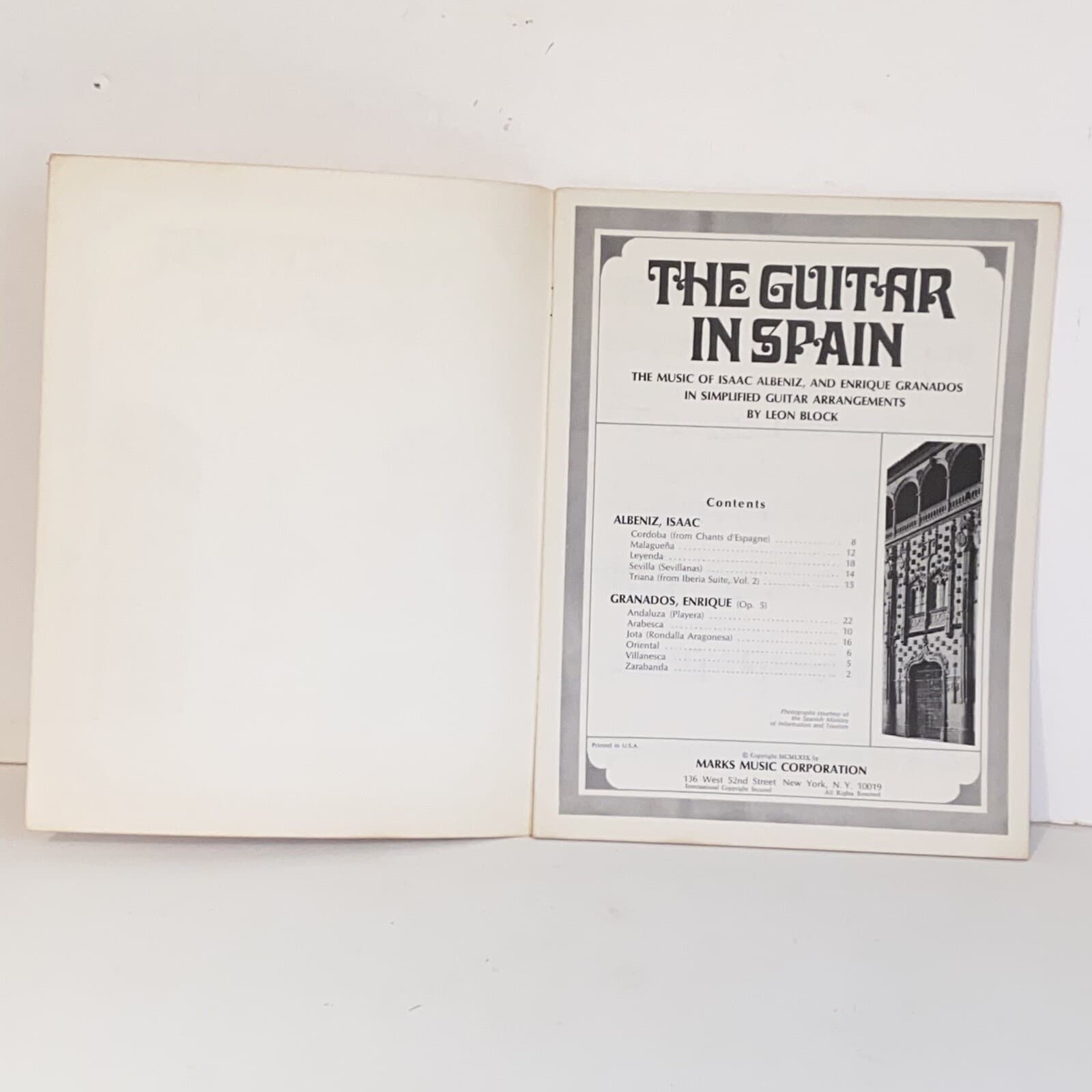 Vintage 1969 The Guitar In Spain Sheet Music Songbook 10+ Songs 3
