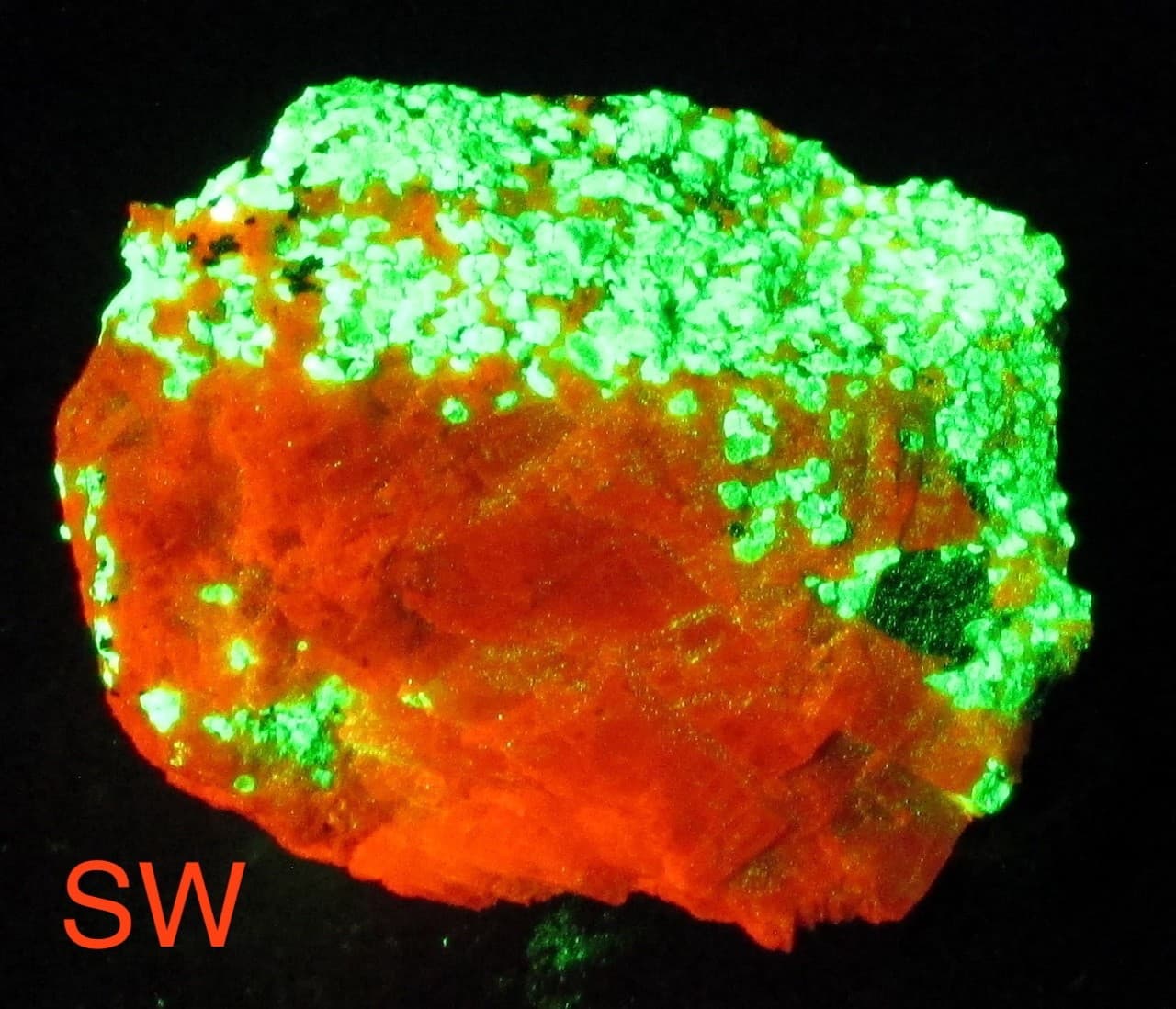 Pale Mint Green Bi-Wave Willemite  Fluorescent Mineral Franklin NJ 5
