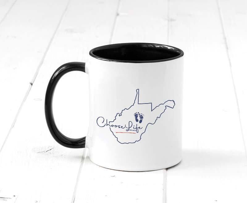 West Virginia Mug Pro-Life Mug