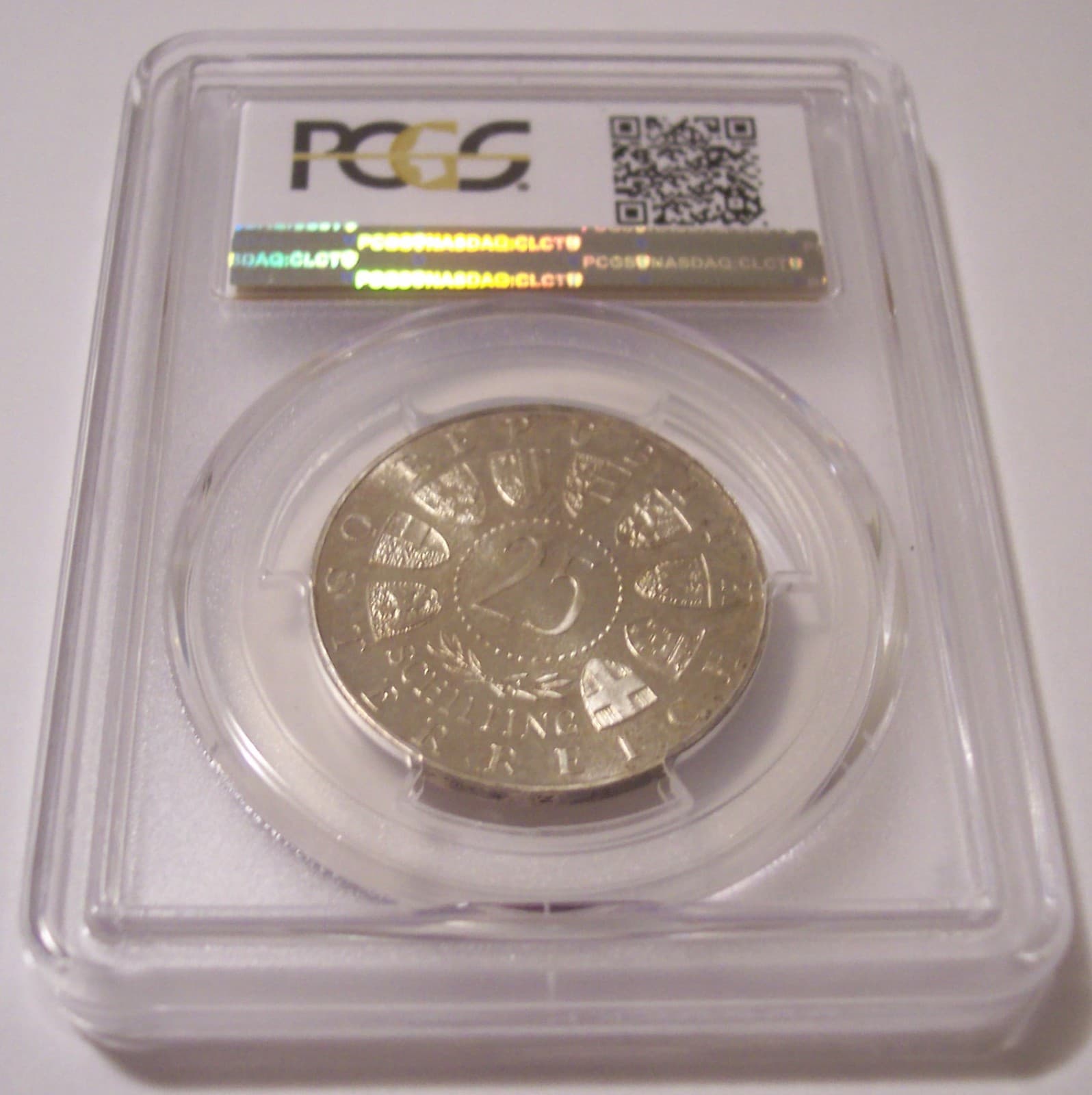 Austria Silver 1960 25 Schilling Plebescite Proof PR66 PCGS Low Mintage 2