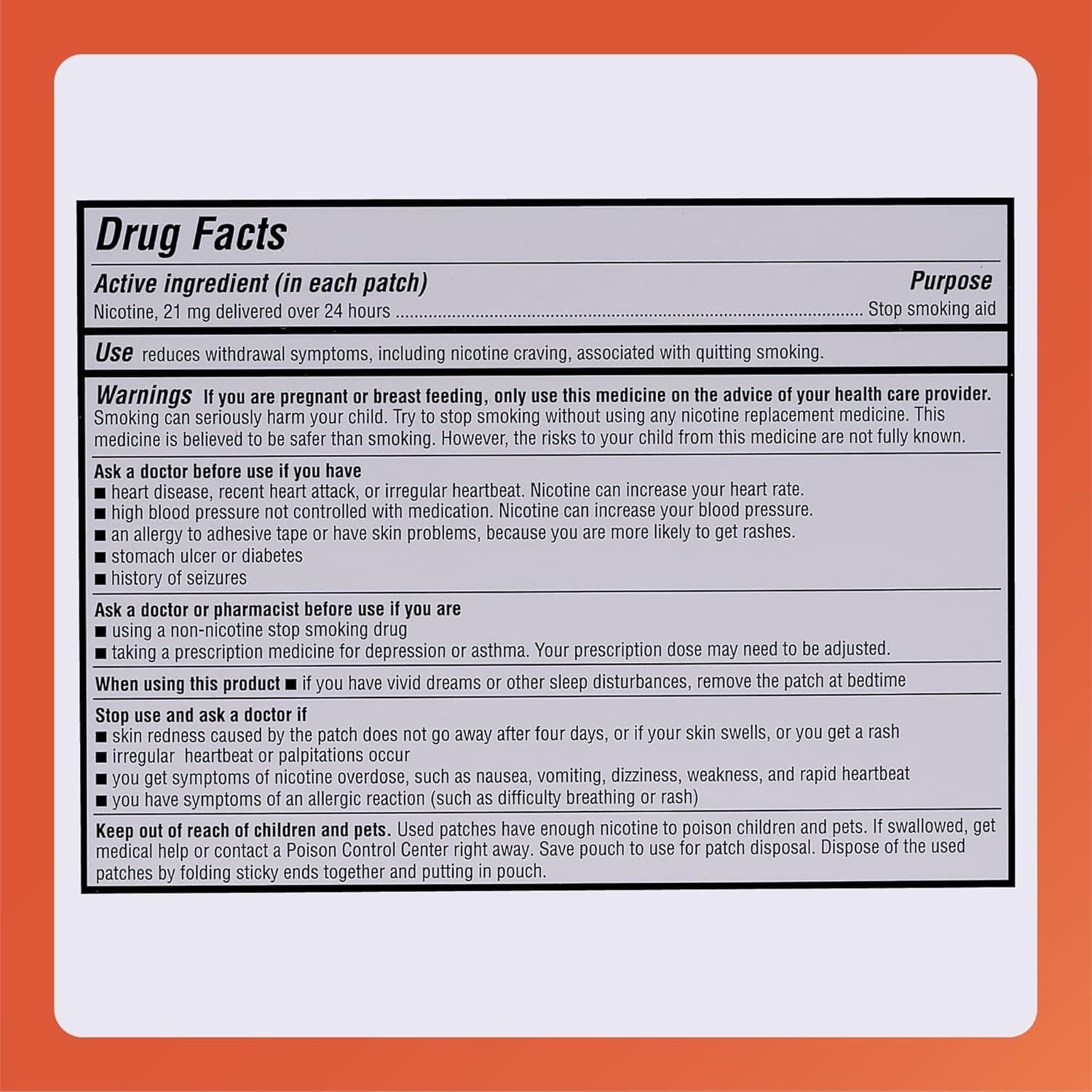 New 9 Pack Patches Rugby Clear Nicotine 21mg Transdermal System Patch Step1 US 5