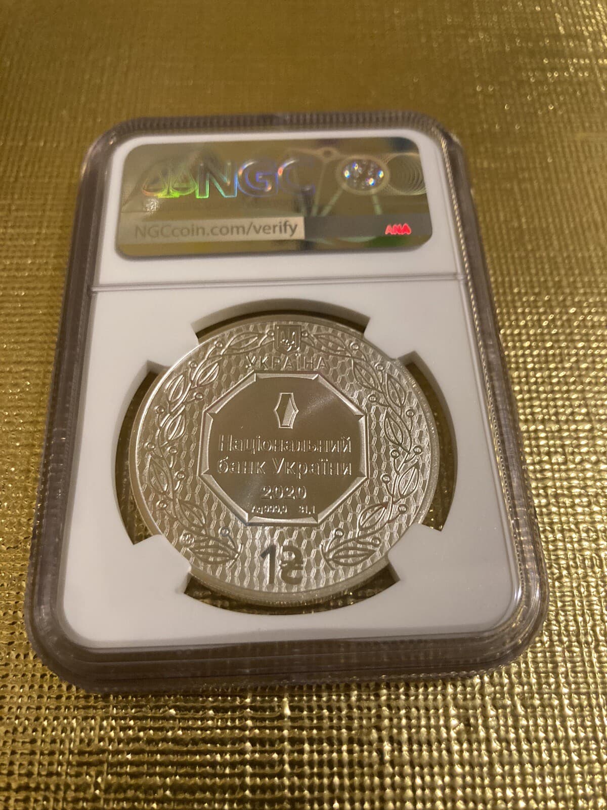 2020 Ukraine Archangel Michael NGC MS70 3