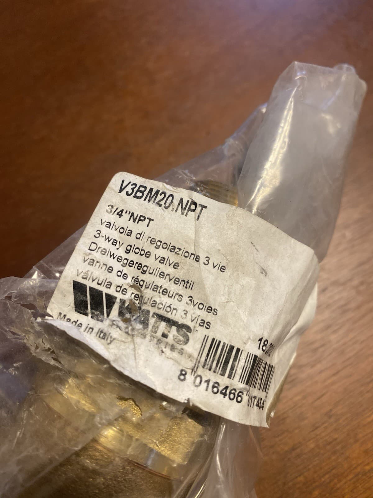 WATTS V3BM20 / 3-Way Mixing Valve / 3/4” NPT / NEW!!!🇺🇸 2