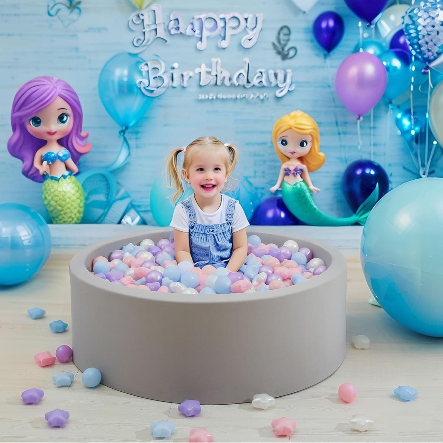 GOGOSO Ball Pit Balls for Toddlers Phthalate-Free BPA-Free Non-Toxic Crush Proof 5