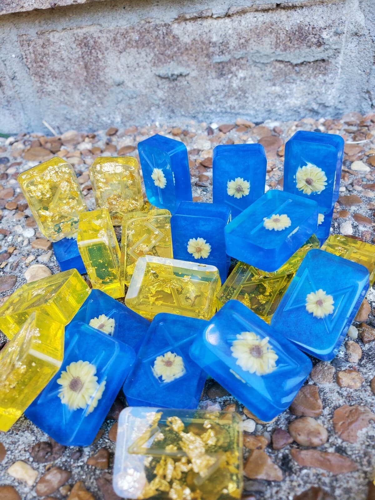 Elder Futhark Resin Runes Dedicated to Oshun 3