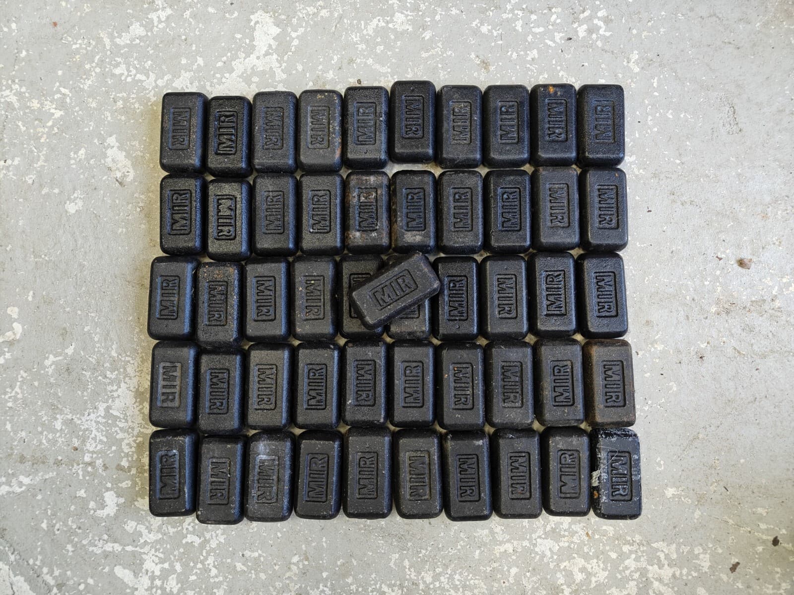 One - MIR 3 Pound Weight for Weighted Vest - Qty Available 2