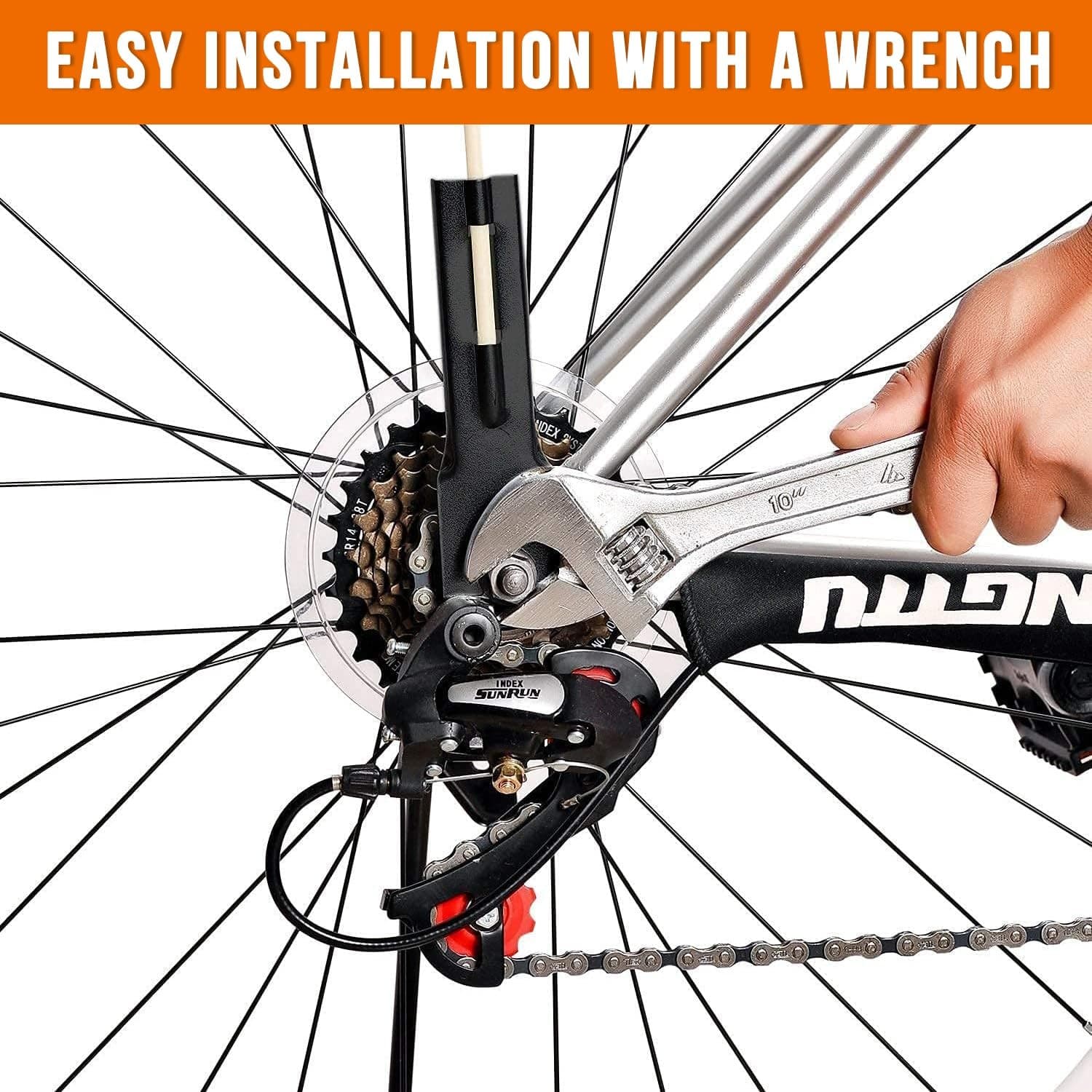 2 Pcs Bike Safety Flag - Adjustable 6 Feet Height Dinosaur Tail Shape With Fi... 6