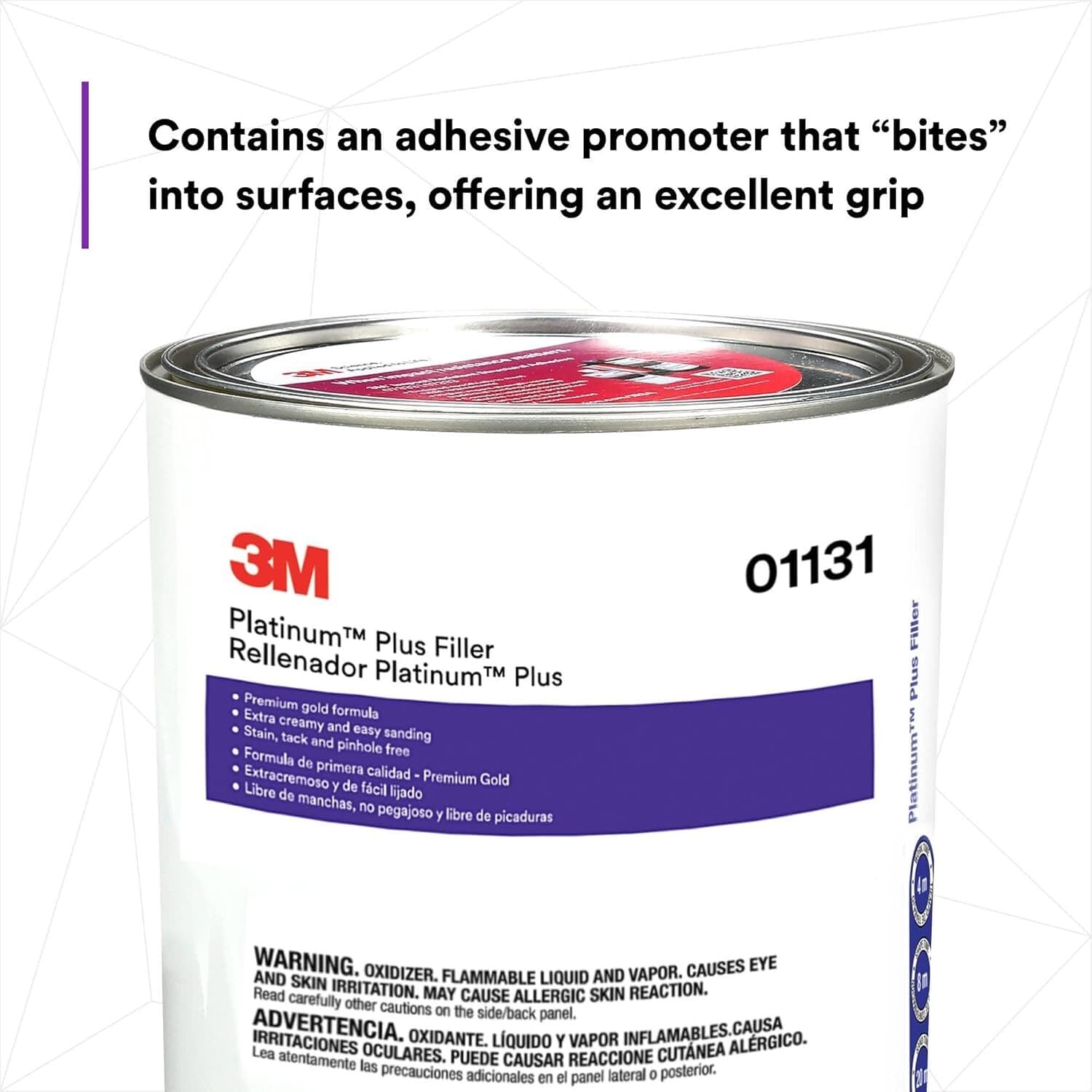 3M Platinum Plus Filler 102 fl oz Recommended for Use With Galvanized & Aluminum 3