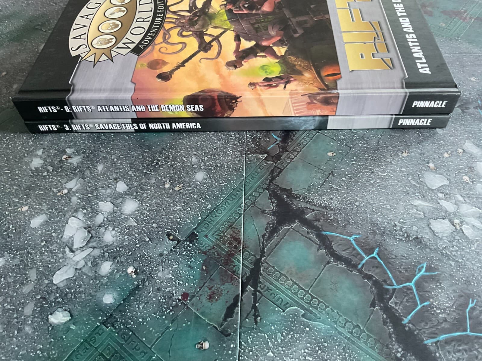 RIFTS Savage Worlds rpg ATLANTIS & THE DEMON SEAS Savage Foes Palladium Books HC 3