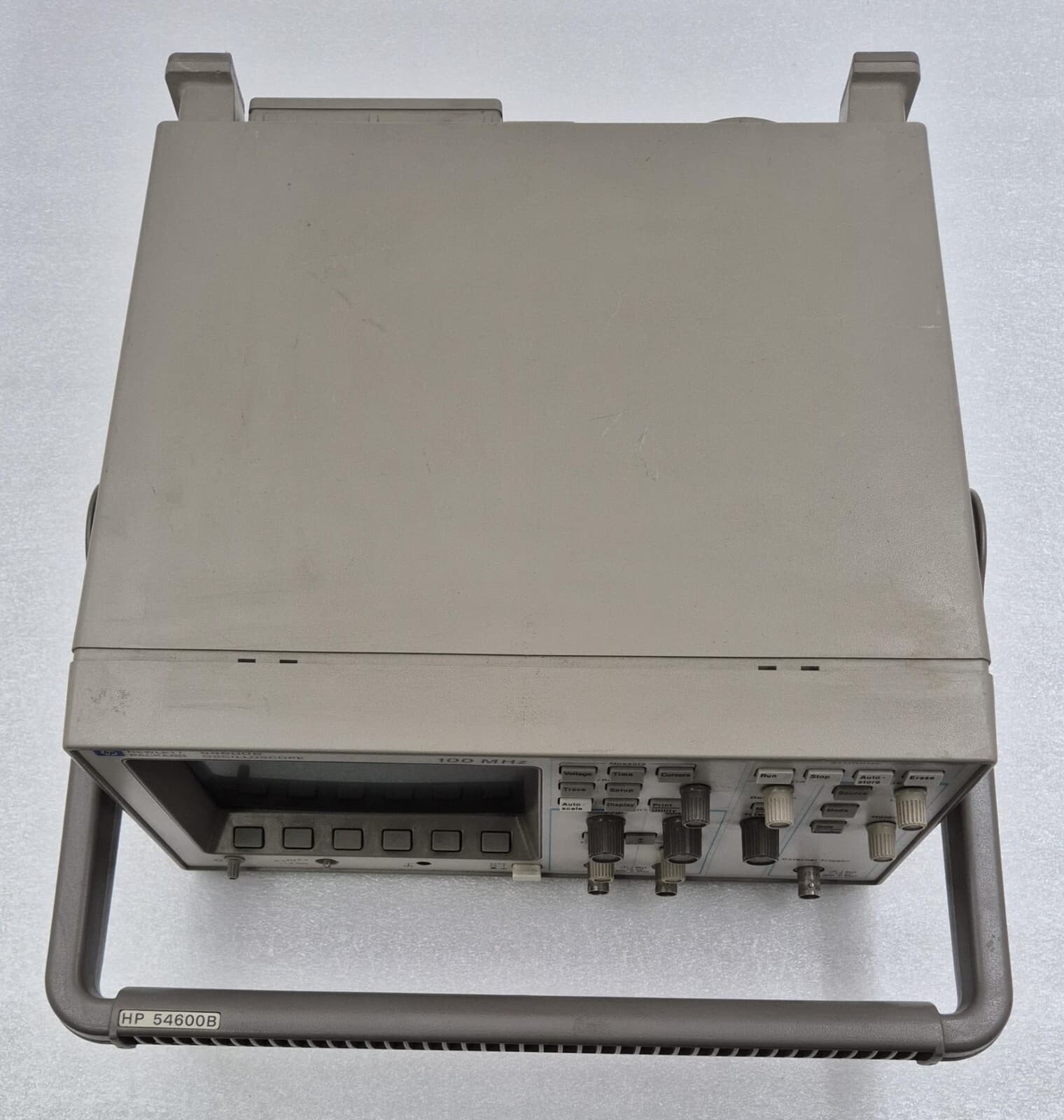 HP 54600B Oscilloscope 100MHz W/ 54652B RS-232 Parallel Interface Module *AS-IS* 5