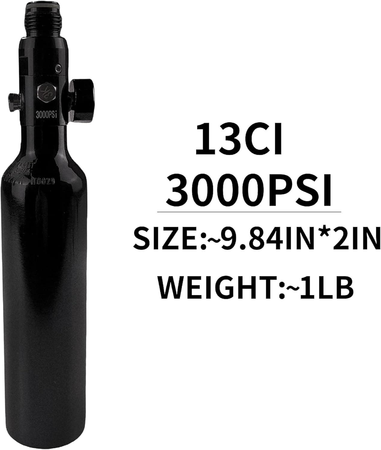 New 13ci Paintball Tank, Aluminum HPA Tank with 800Psi Output Regulator 05-2024 3
