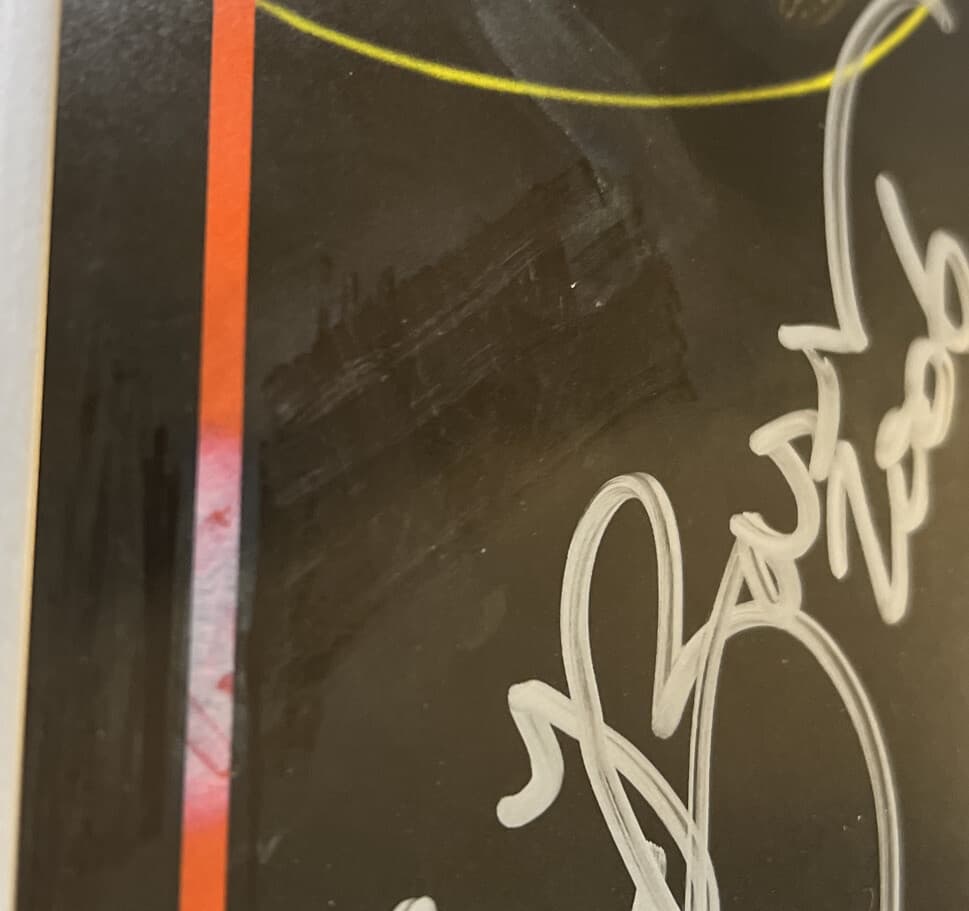 JEFF GORDON Dual Signed Artist Sam Bass Lithograph GORDON HOLO DUPONT NASCAR 4