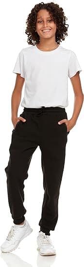 3 PACK:  Youth Fleece Jogger Sweatpants Boys Kids clothes Boys Joggers Size 4-20 6
