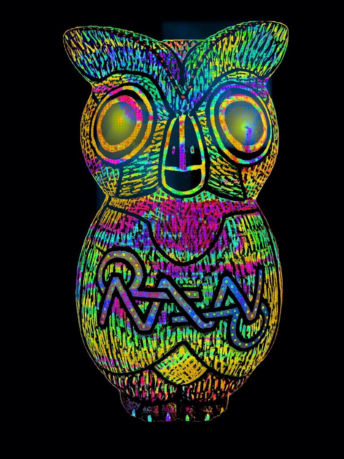 Mr. Owl #1 NFT from the Rogue NFT Collection by RabidArtWork 1 of 1 3