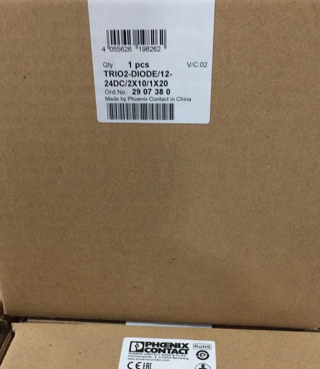 1pcs Phoenix Contact TRIO2-DIODE/12-24DC/2X10/1X20 redundant module 2907380