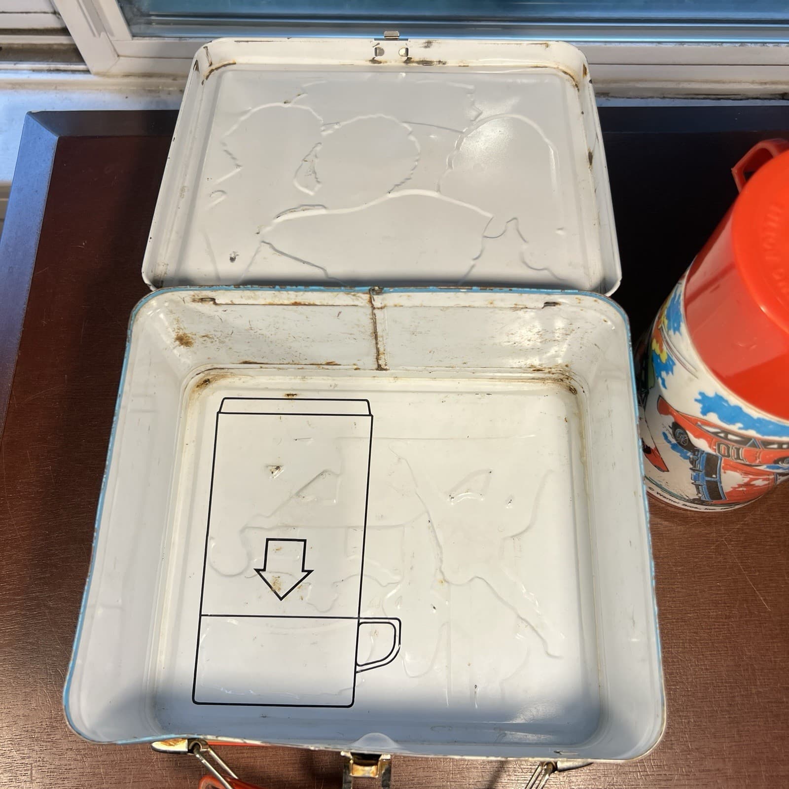 Vintage 1980 The Dukes Of Hazzard Aladdin Metal Lunch Box With Thermos Daisy 6