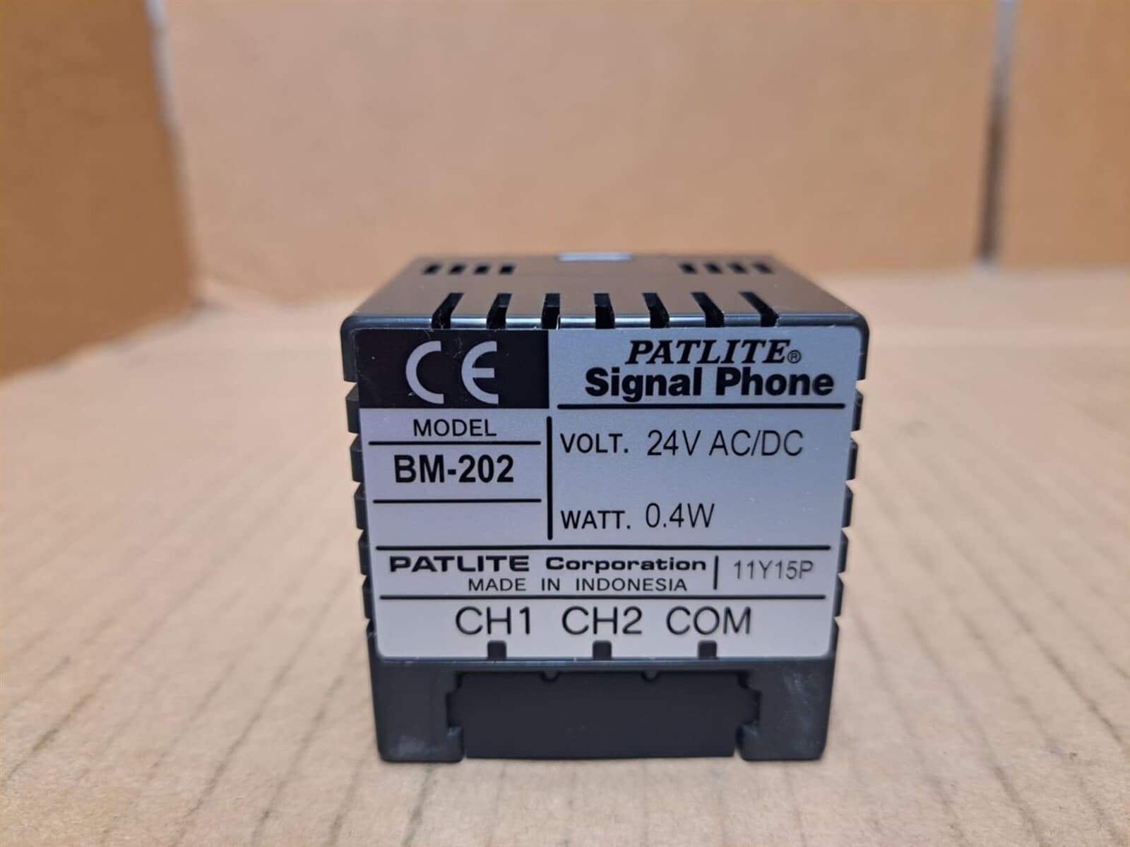 Patlite Signal Phone Buzzer Part No. BM-202 New in Box 4