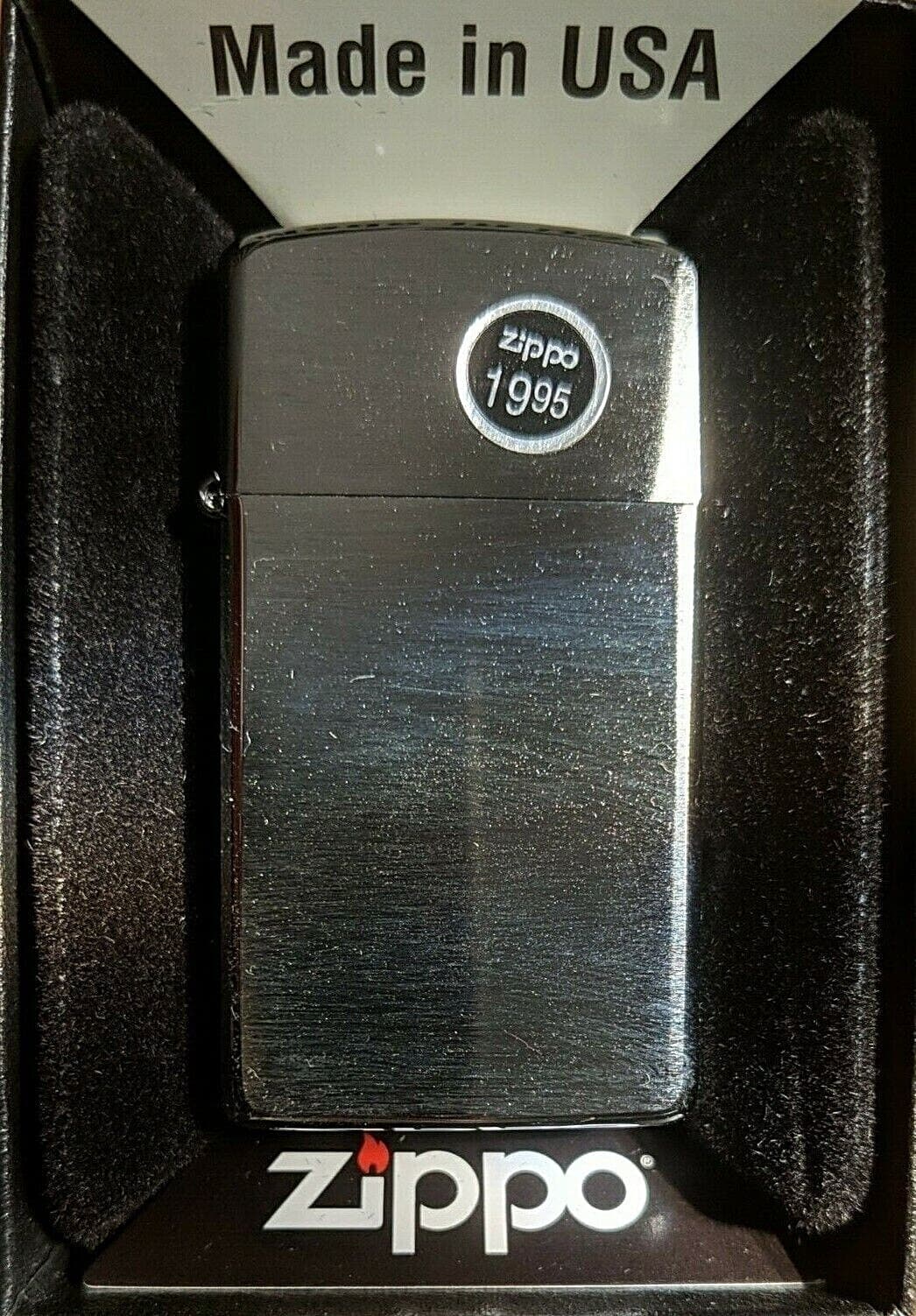 Zippo Slim Windproof Brushed Chrome Lighter, 1600,  #2 5