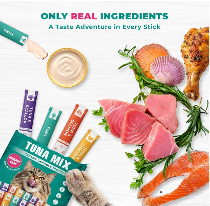 Beloved Pets Creamy Lickable Cat Treats & Wet Squeeze Tubes (10 Ounce-Pack of 1) 4