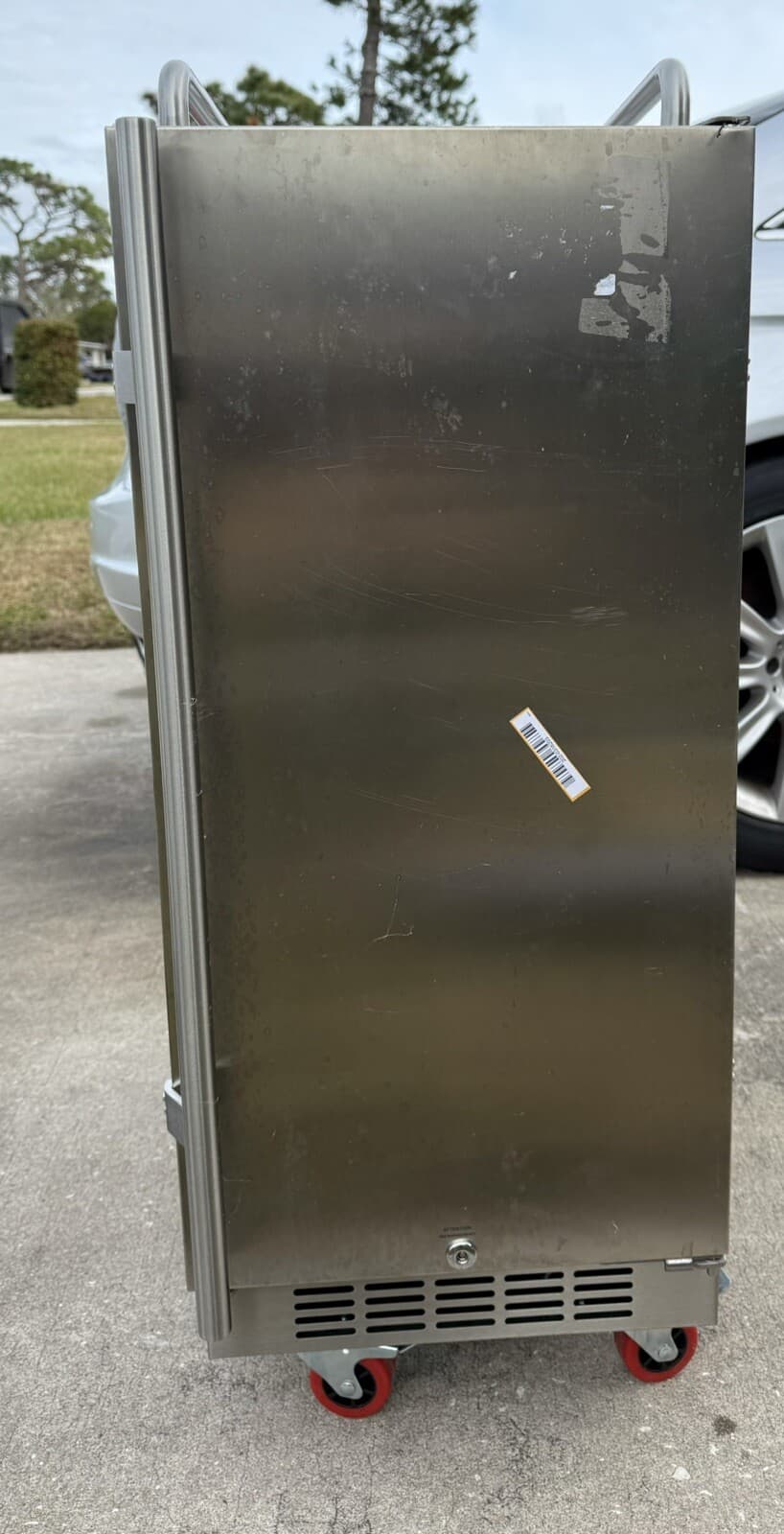 EdgeStar BR1500SS 15 Inch Wide Kegerator Conversion Refrigerator With Forced Air 5