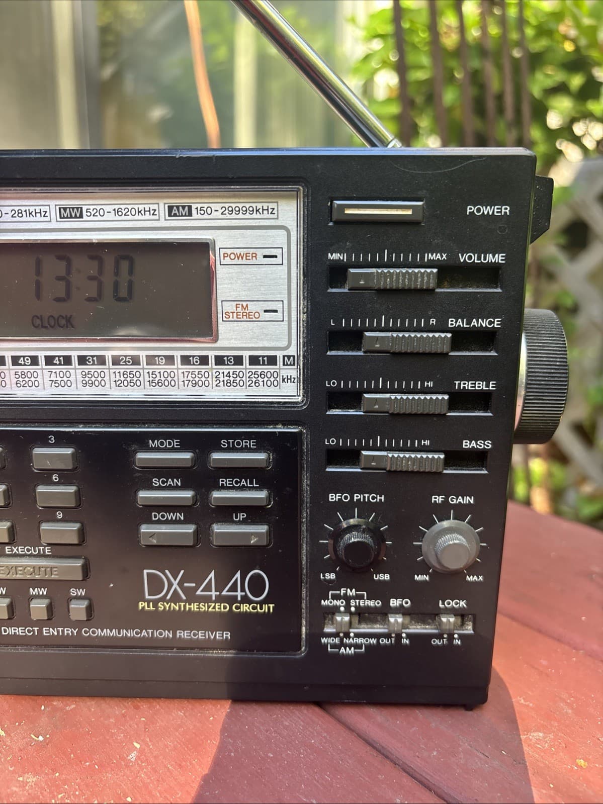 Realistic DX-440 AM/FM Direct Entry Communication Receiver Tested Working 2