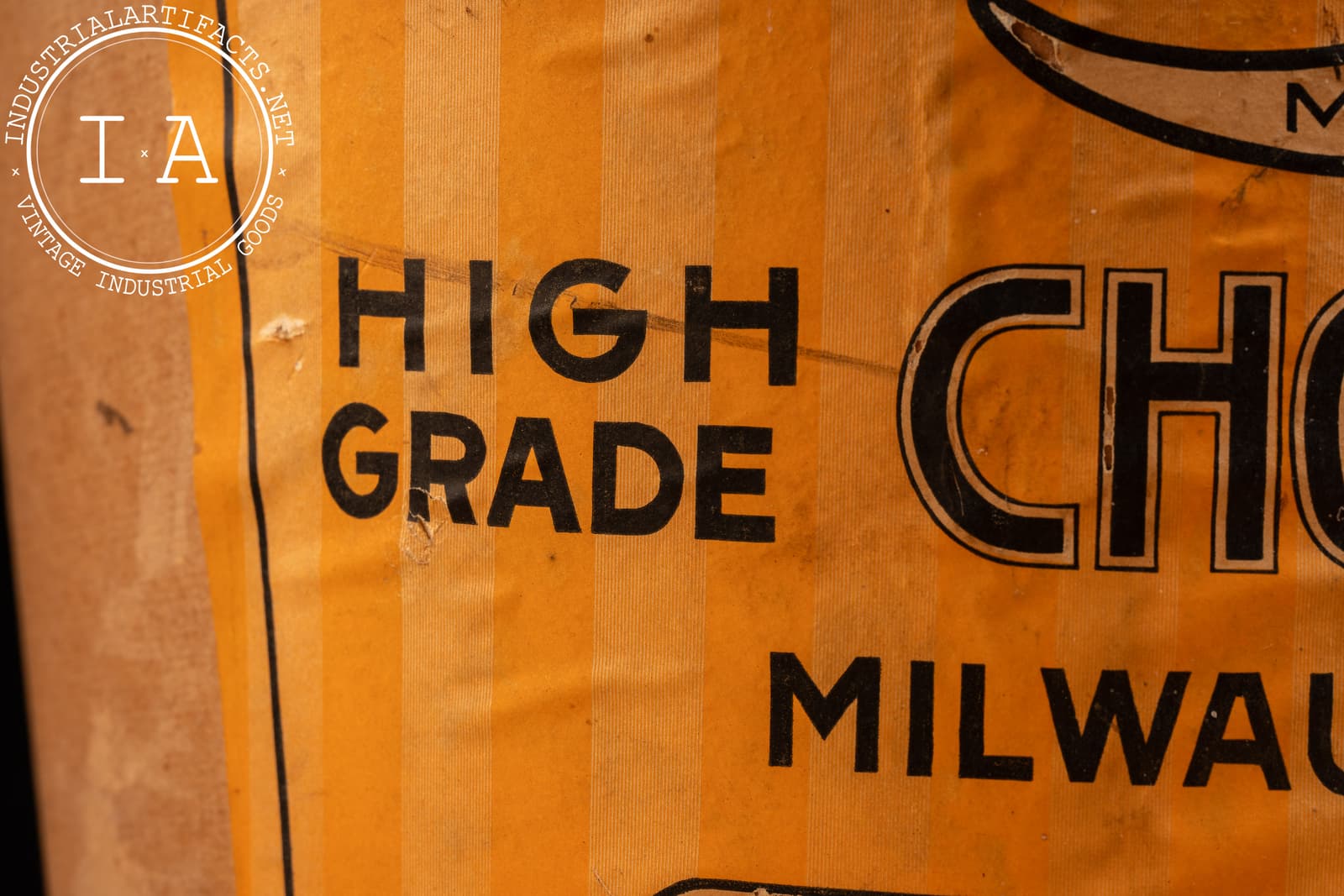 Antique Badger Chocolates Bucket 6