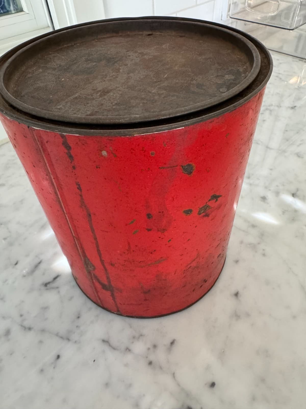 Extremely Rare Planters Mr Peanut Clean Crisp Ten Pound Tin 3