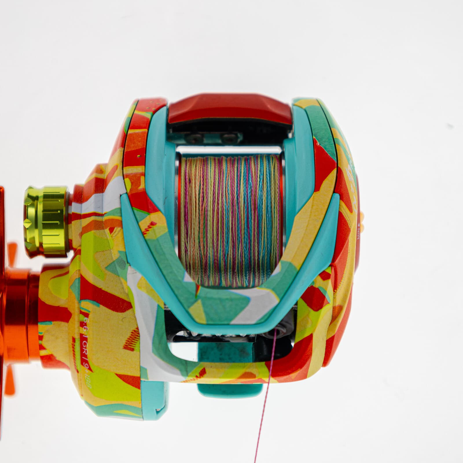 Reaction Tackle High Performance Braided Fishing Line / Braid - Multi-Color 5