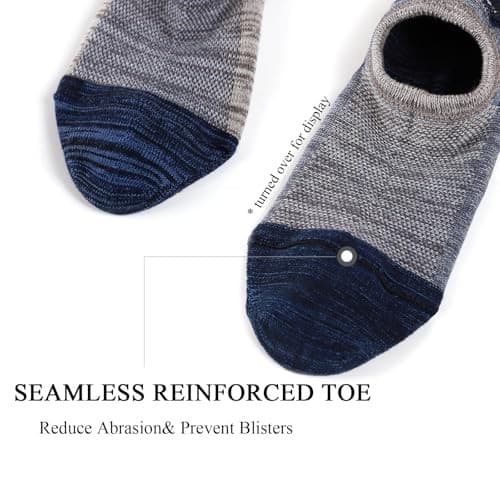  No Show Socks for Men/Women Short Cotton Casual Anti-Skid Non Slip Low Cut  4