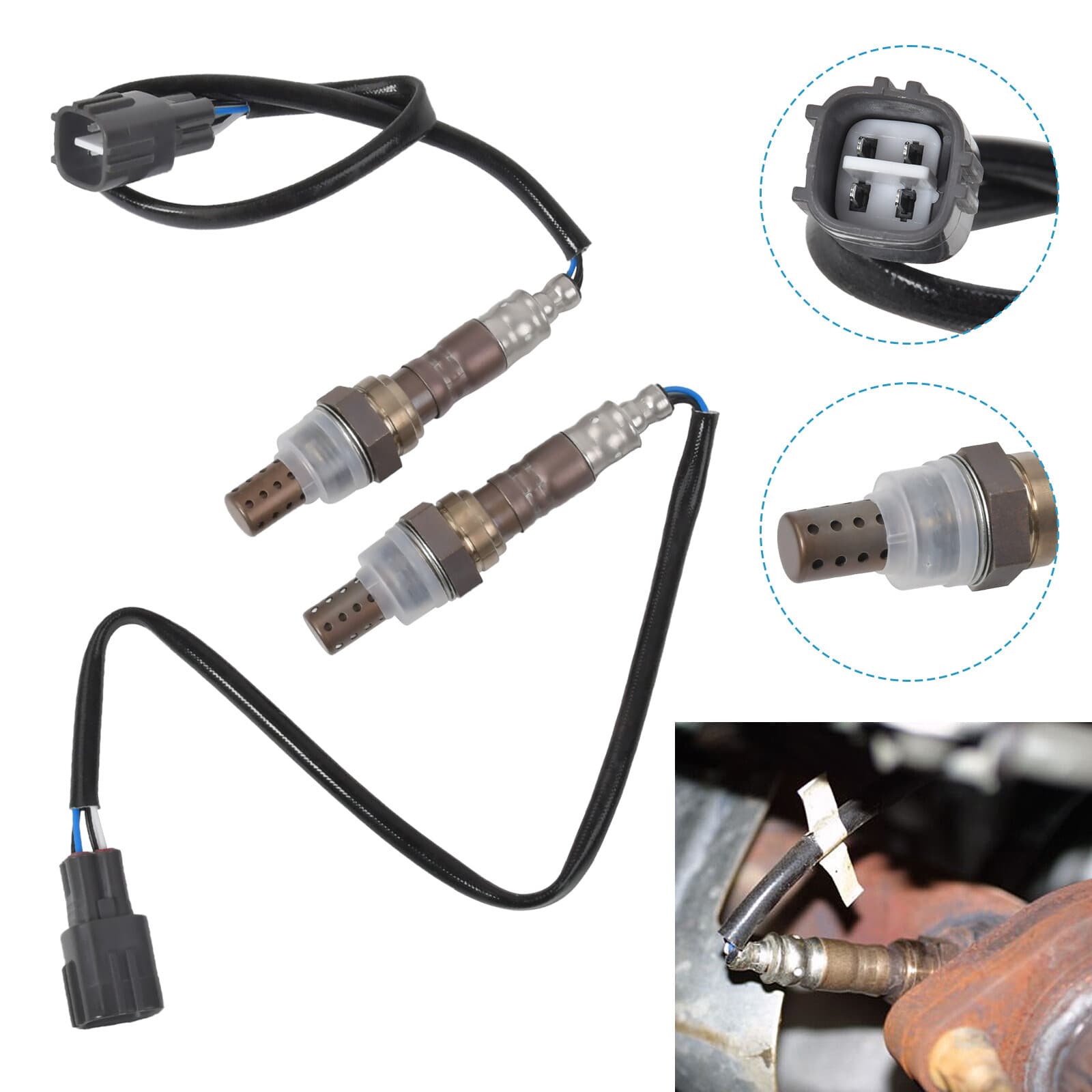2X Oxygen Sensor Downstream O2 Sensor Replacement for Toyota Camry 4