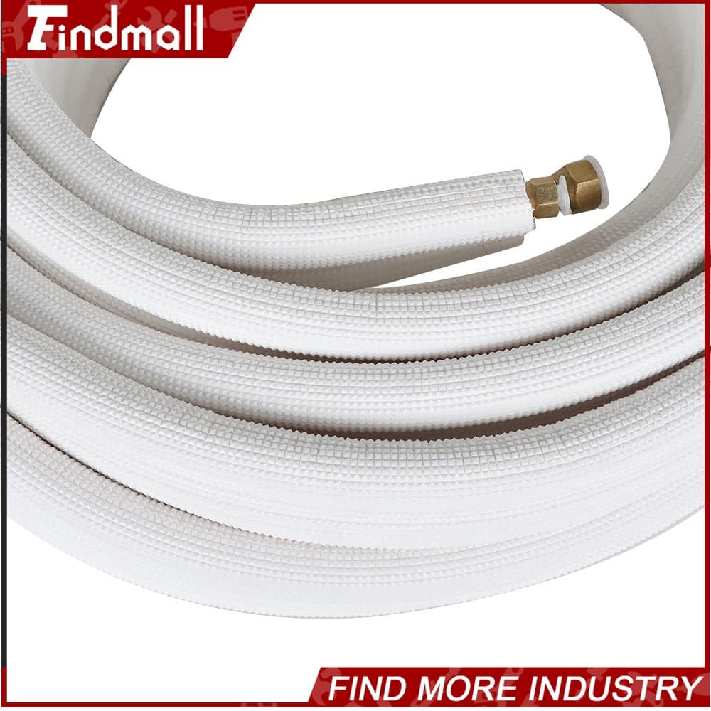 Findmall 50 Feet Mini Split Installation Kit - 1/4" & 3/8" Copper Line Set 5