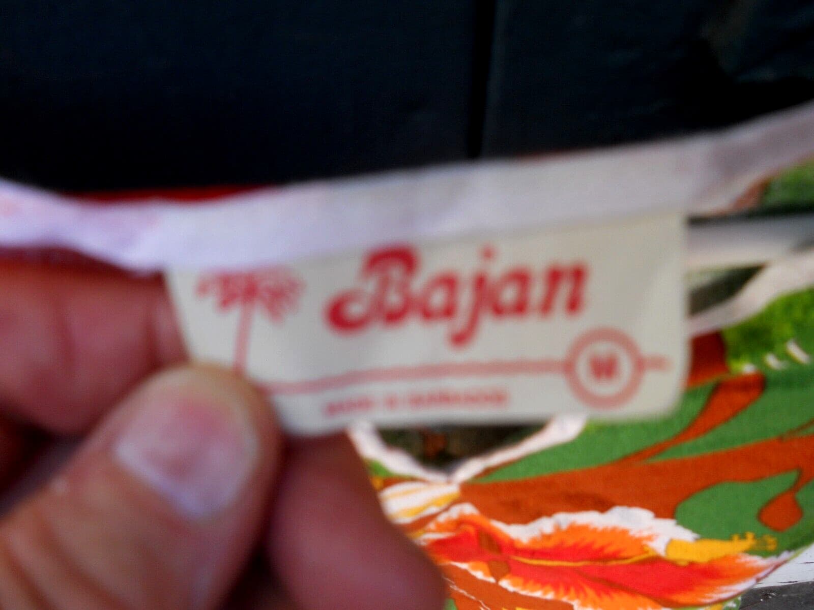 VINTAGE WOMEN'S BARBADOS ISLAND PRINT SHIRT SZ MEDIUM 100% COTTON MADE BY BAJAN 4