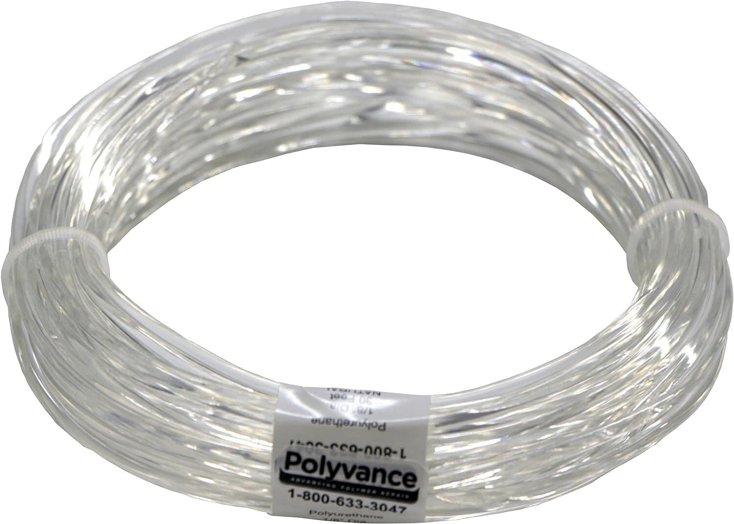 Polyvance Polyurethane Plastic Welding Rod, 1/8" Ndia, 30 Ft, Nc (R01-01-03-NT)