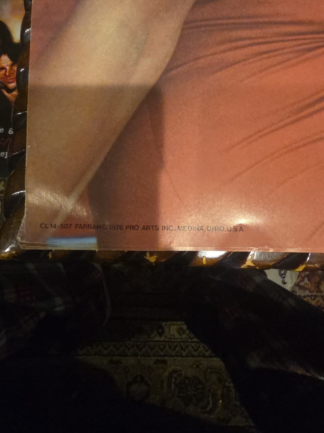 Vintage 1976 Farrah Fawcett Red Bathing Suit Poster 20x28 Charlie's Angel Reprin 2