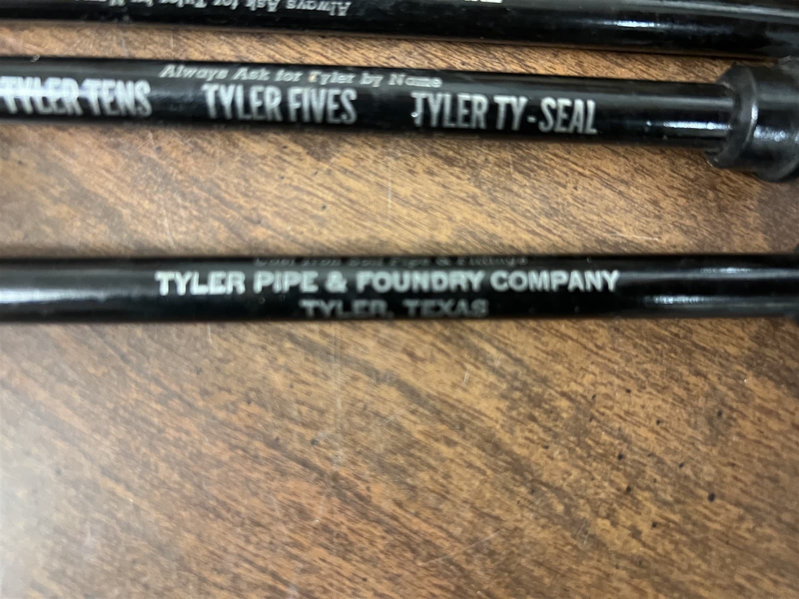 3 Tyler Pipe & Foundry Co. Advertising Pencils Tyler Texas 3