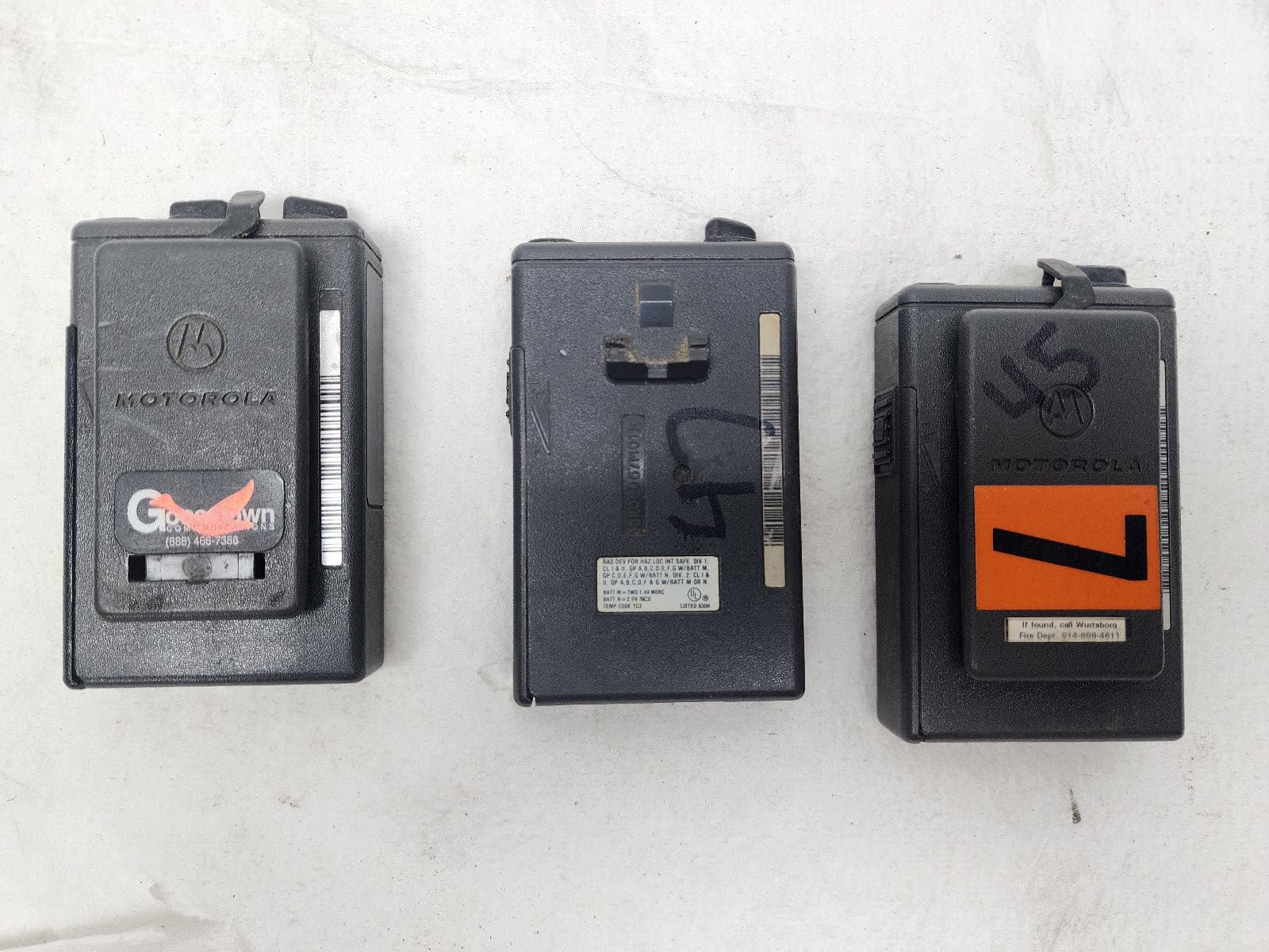 LOT OF 3 Minitor II Pager Frequency 46.1000 6