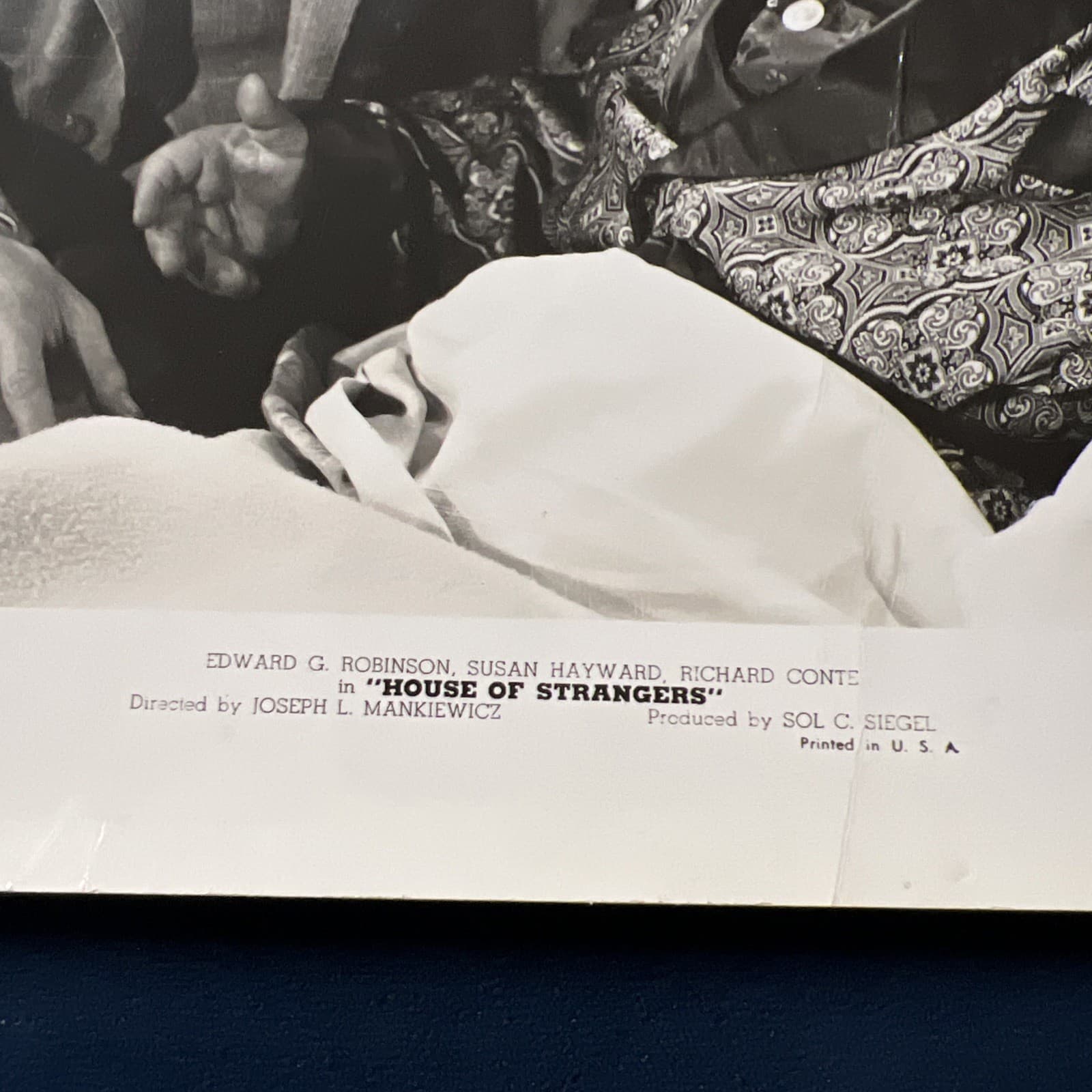  House of Strangers 1949 20th Fox 8x10 Orig Still Edward G Robinson Conte 4