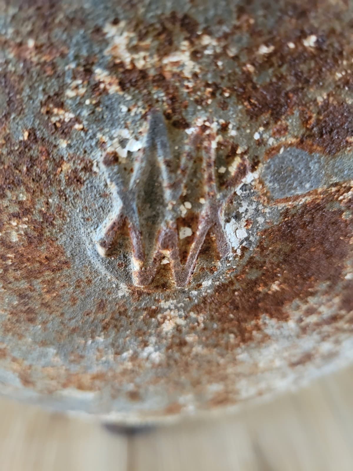 WoW Antique French Chippy CRACKLED Cast Iron Wall Garde Planter Fountain PATINA  4