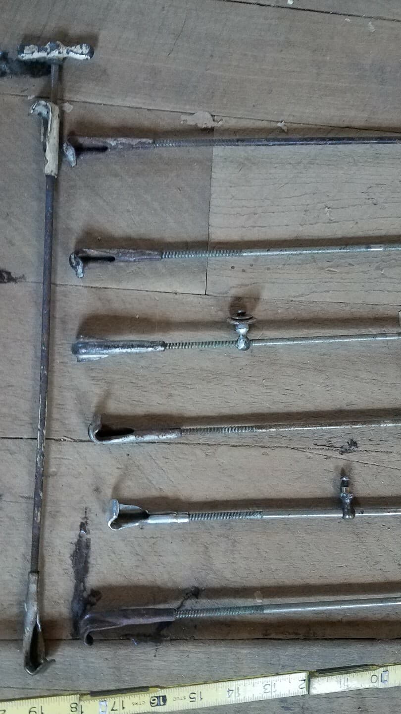 Leedy Spartan Bass 7 lugs & claws orignal parts 2