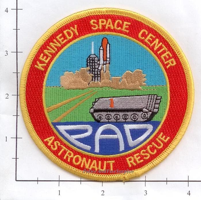 Florida - NASA Kennedy Space Center FL Astronaut Rescue Fire Dept Patch v2  PAD